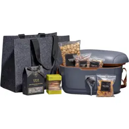 Yatta Elegant Escape Hamper Dark Grey